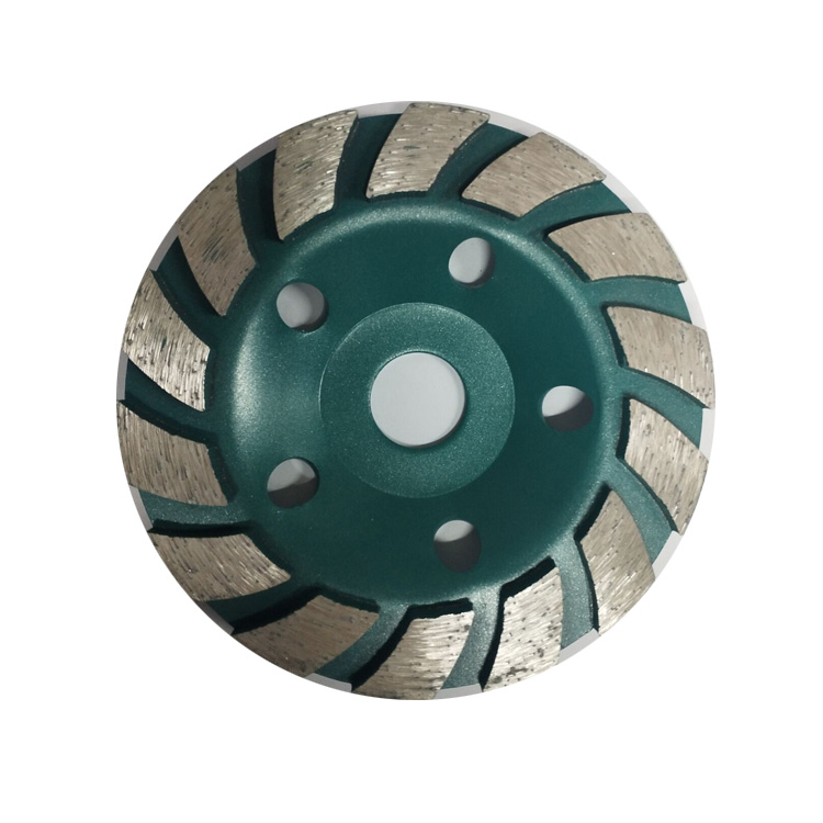 Cold pressed sintered cup wheel