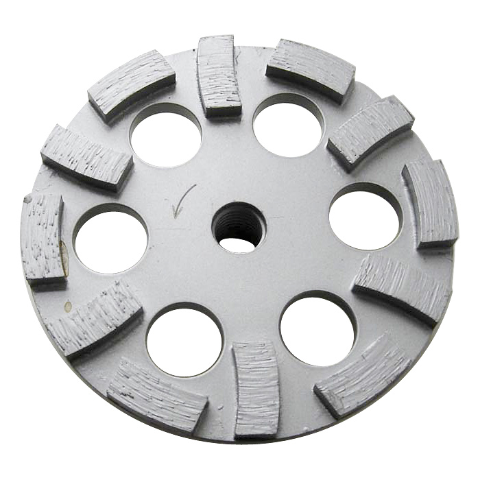 Cold pressed sintered cup wheel