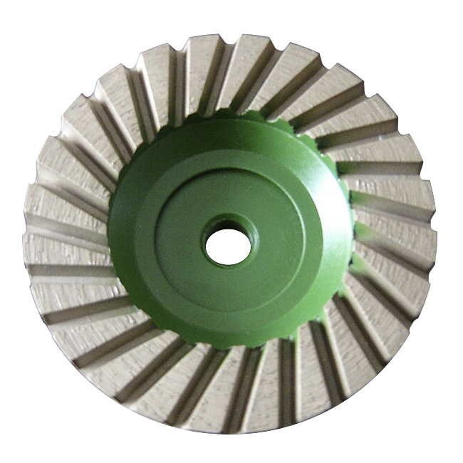 Aluminum body cup wheel