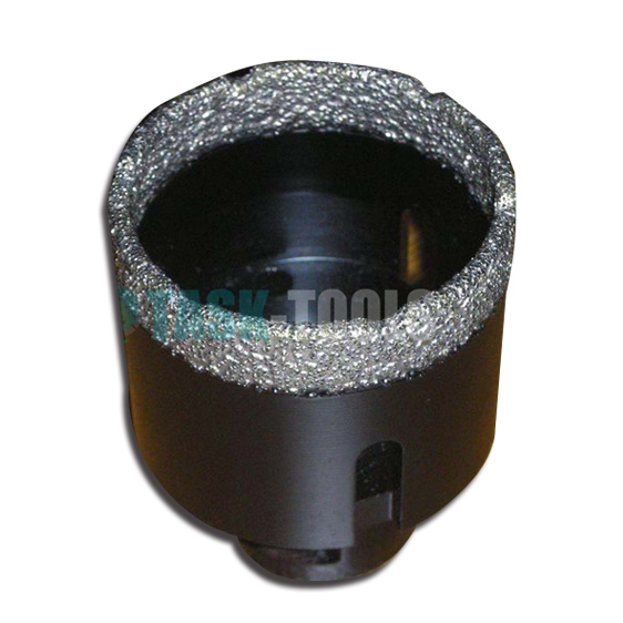 Vacuum brazed core drill
