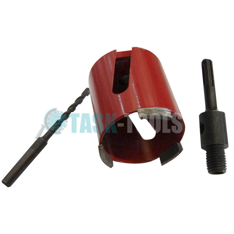 Silver brazed core drill bit
