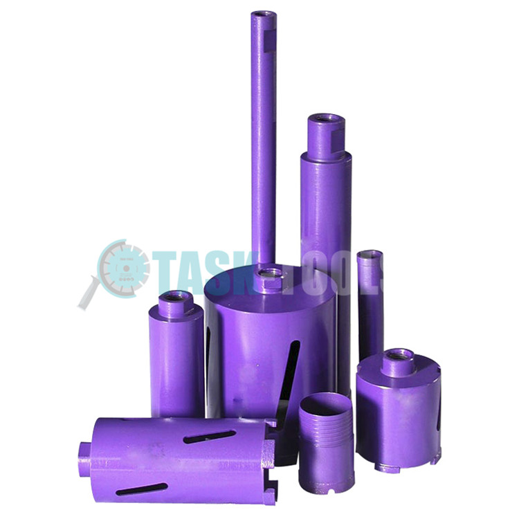 Silver brazed core drill bit