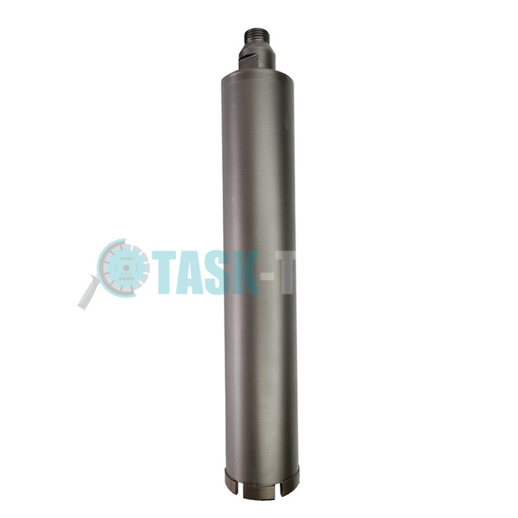 Laser welded core drill bit